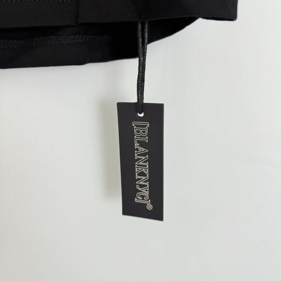 BLANKNYC Sleeveless Padded Shoulder Tee S Black T-Shirt Top Relaxed Fit NWT B33 - Picture 5 of 7